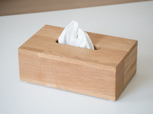 Eichenholz-Box für Haushaltstücher